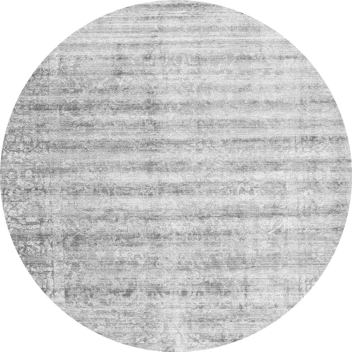 Square Persian Gray Traditional Rug, tr1436gry