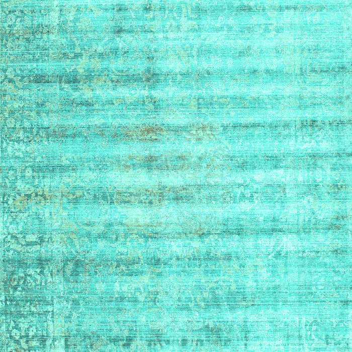 Machine Washable Persian Turquoise Traditional Area Rugs, wshtr1436turq