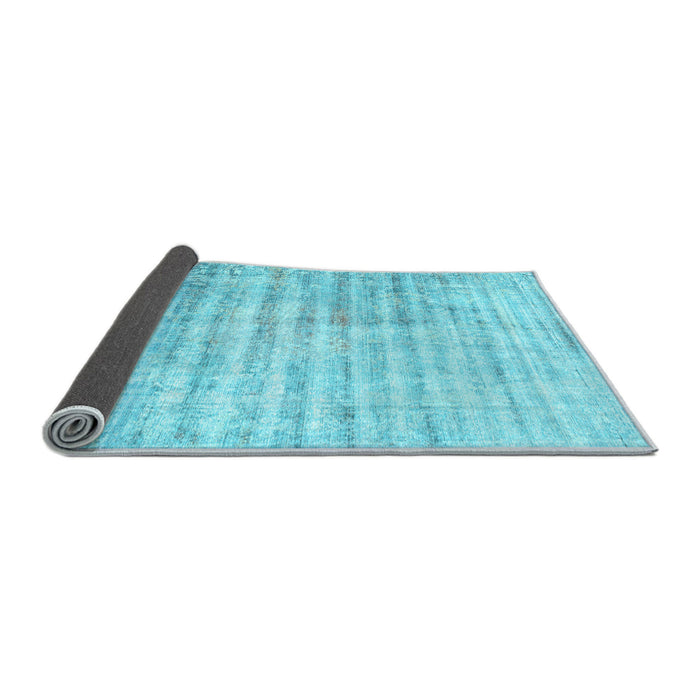 Sideview of Persian Light Blue Traditional Rug, tr1436lblu
