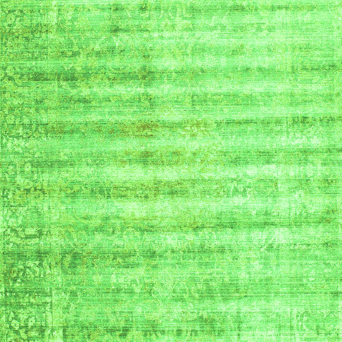 Serging Thickness of Machine Washable Persian Green Traditional Area Rugs, wshtr1436grn