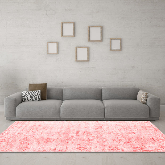 Traditional Red Washable Rugs