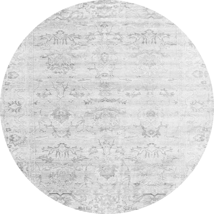 Square Persian Gray Traditional Rug, tr1437gry