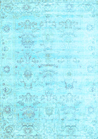 Persian Light Blue Traditional Rug, tr1437lblu