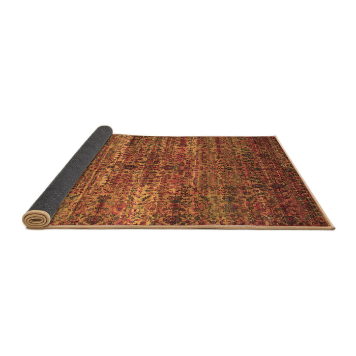 Sideview of Persian Brown Traditional Rug, tr1438brn