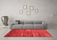 Machine Washable Persian Red Traditional Rug, wshtr1438red