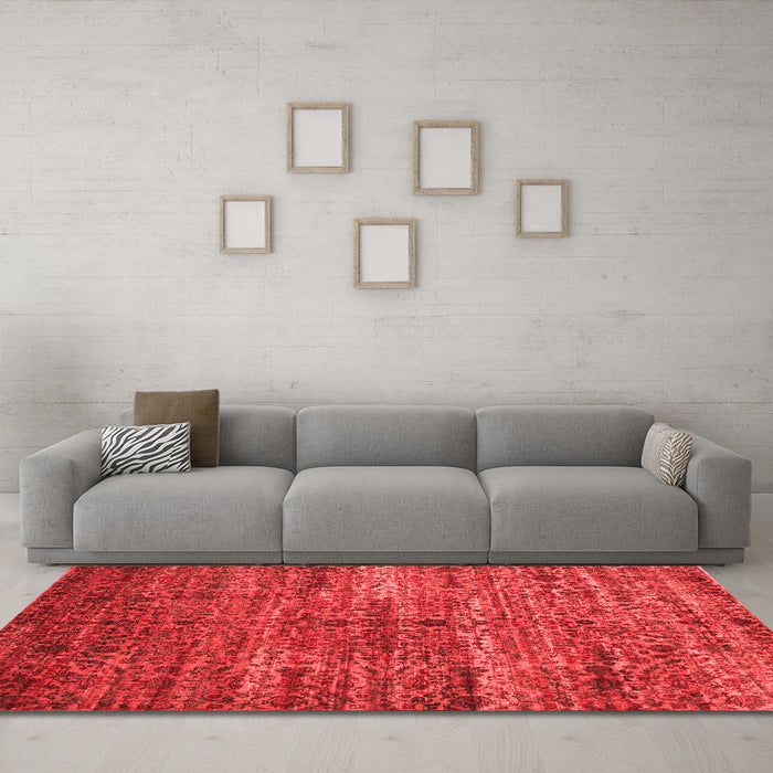 Traditional Red Washable Rugs