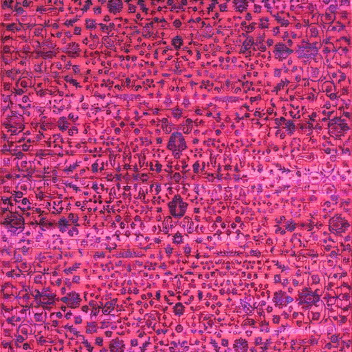 Machine Washable Persian Pink Traditional Rug, wshtr1438pnk