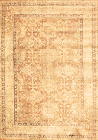 Oriental Brown Traditional Rug, tr1439brn