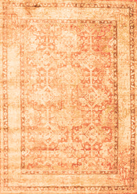 Oriental Orange Traditional Rug, tr1439org