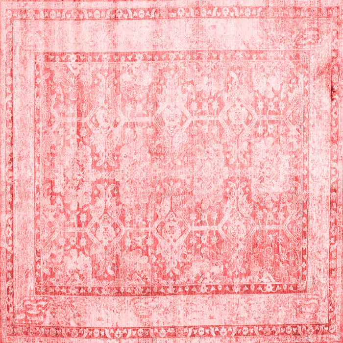 Machine Washable Oriental Red Traditional Rug, wshtr1439red