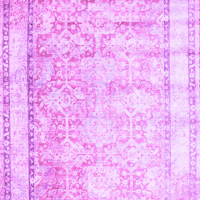 Machine Washable Oriental Purple Traditional Area Rugs, wshtr1439pur