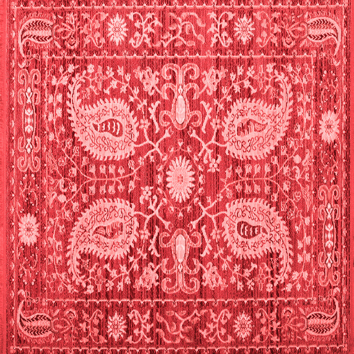 Machine Washable Persian Red Traditional Rug, wshtr143red
