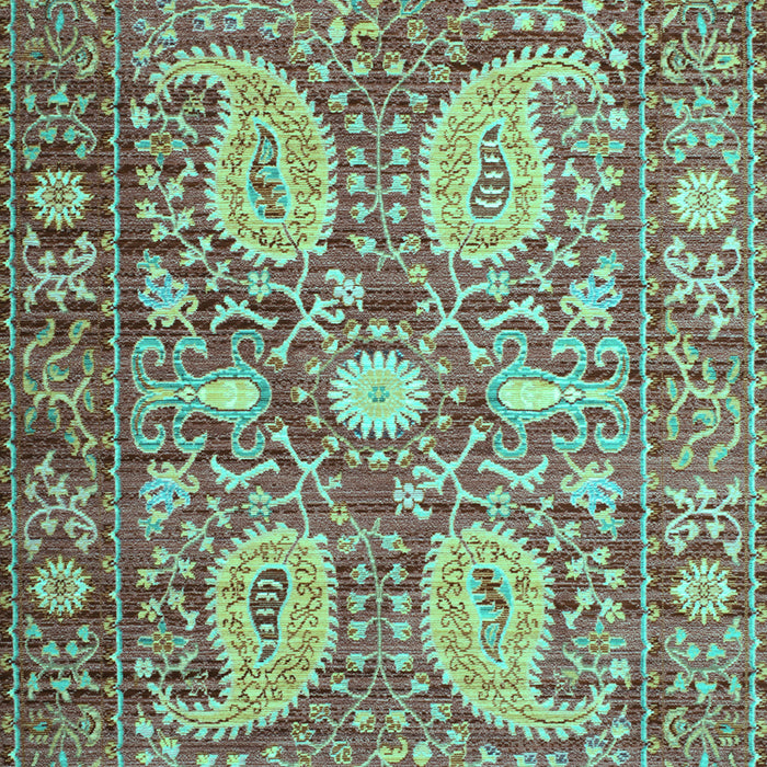 Persian Turquoise Traditional Rug, tr143turq