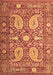 Machine Washable Persian Brown Traditional Rug, wshtr143brn