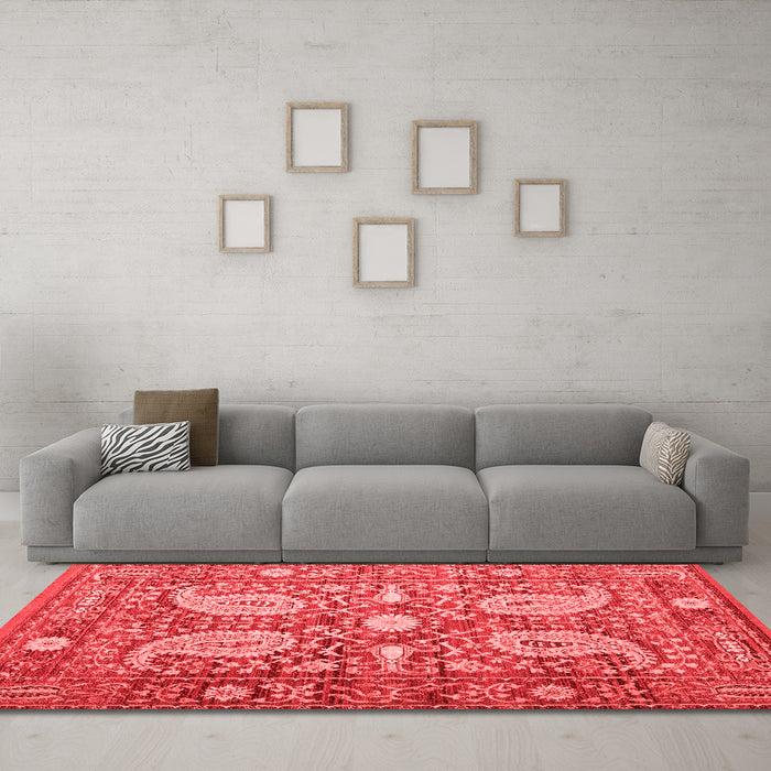 Traditional Red Washable Rugs