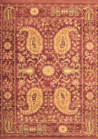 Persian Brown Traditional Rug, tr143brn