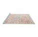 Sideview of Machine Washable Traditional Gold Rug, wshtr1440