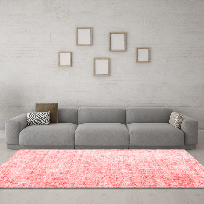 Traditional Red Washable Rugs