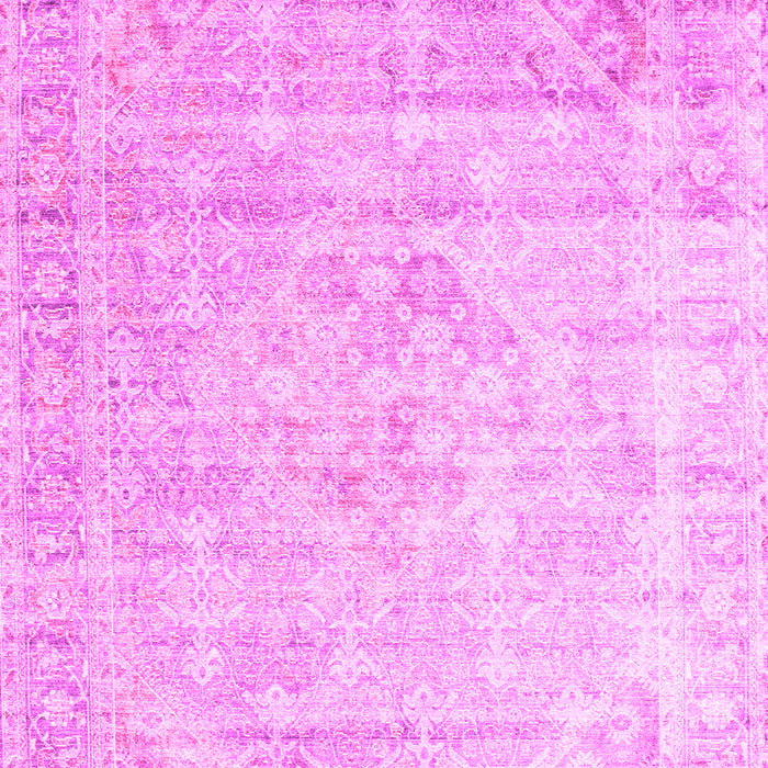 Machine Washable Persian Pink Traditional Rug, wshtr1441pnk