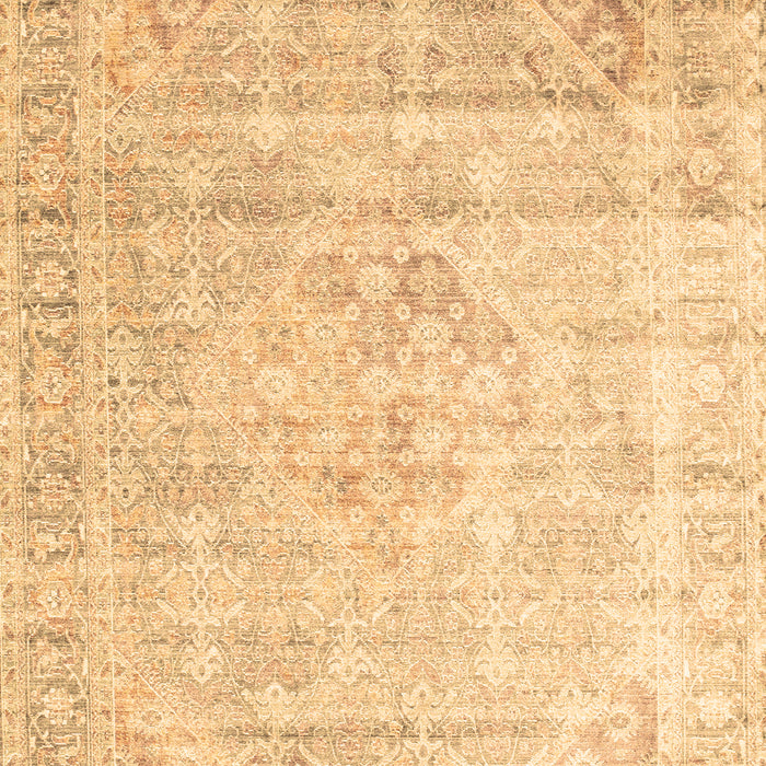 Machine Washable Persian Brown Traditional Rug, wshtr1441brn