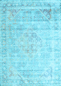 Persian Light Blue Traditional Rug, tr1441lblu