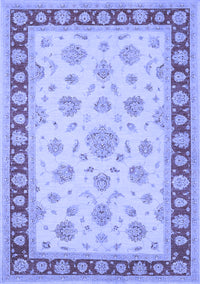 Oriental Blue Traditional Rug, tr1442blu