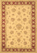 Machine Washable Oriental Brown Traditional Rug, wshtr1442brn