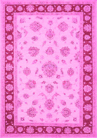 Oriental Pink Traditional Rug, tr1442pnk