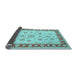 Sideview of Oriental Light Blue Traditional Rug, tr1442lblu