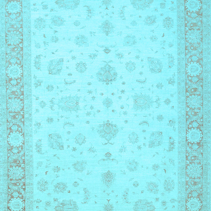 Machine Washable Persian Light Blue Traditional Rug, wshtr1443lblu