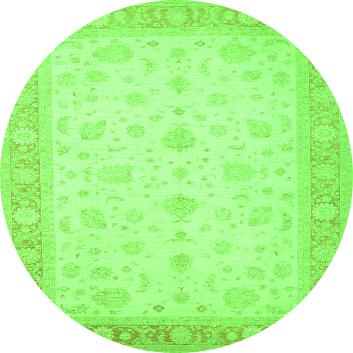Machine Washable Persian Green Traditional Area Rugs, wshtr1443grn