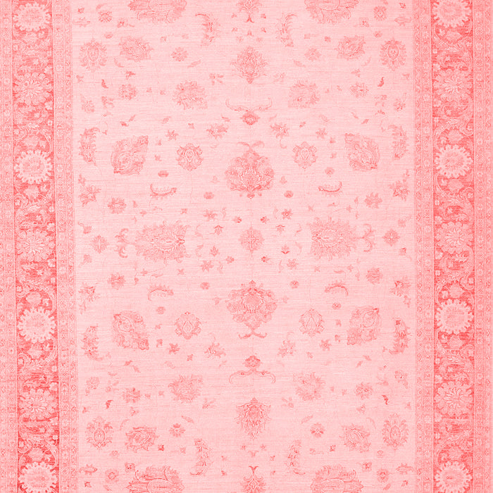 Machine Washable Persian Red Traditional Rug, wshtr1443red