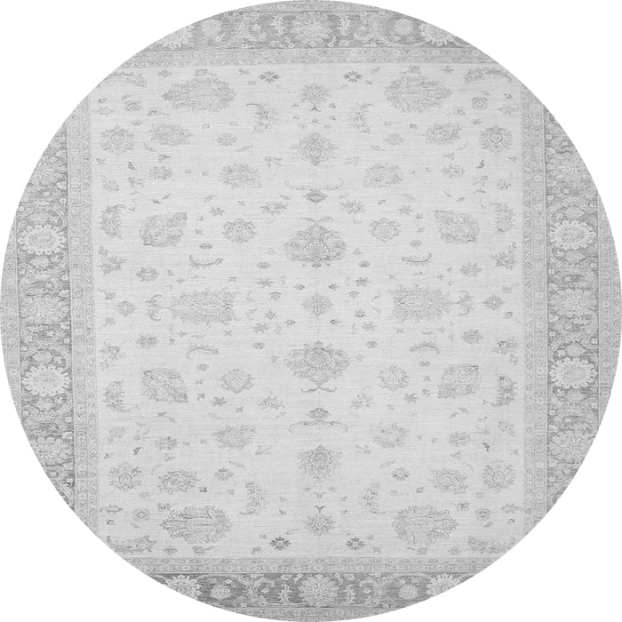 Machine Washable Persian Gray Traditional Rug, wshtr1443gry