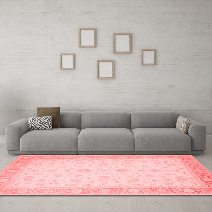 Traditional Red Washable Rugs