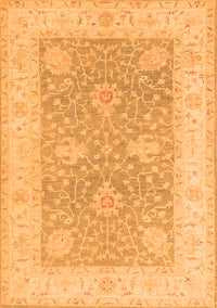 Oriental Orange Traditional Rug, tr1444org