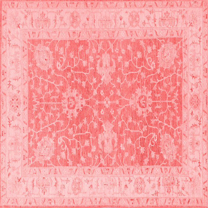 Machine Washable Oriental Red Traditional Rug, wshtr1444red