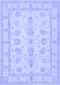 Oriental Blue Traditional Rug, tr1445blu