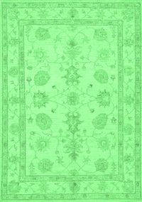 Oriental Emerald Green Traditional Rug, tr1445emgrn