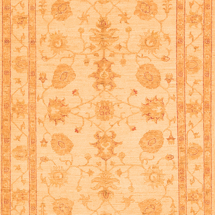 Oriental Orange Traditional Rug, tr1445org