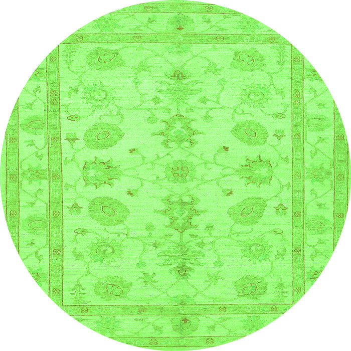 Machine Washable Oriental Green Traditional Area Rugs, wshtr1445grn