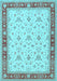 Persian Light Blue Traditional Rug, tr1446lblu