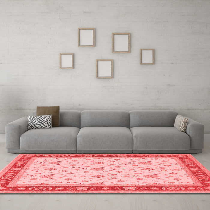 Traditional Red Washable Rugs