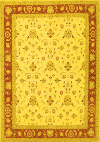 Persian Yellow Traditional Rug, tr1446yw