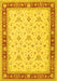 Persian Yellow Traditional Rug, tr1446yw