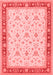 Persian Red Traditional Area Rugs