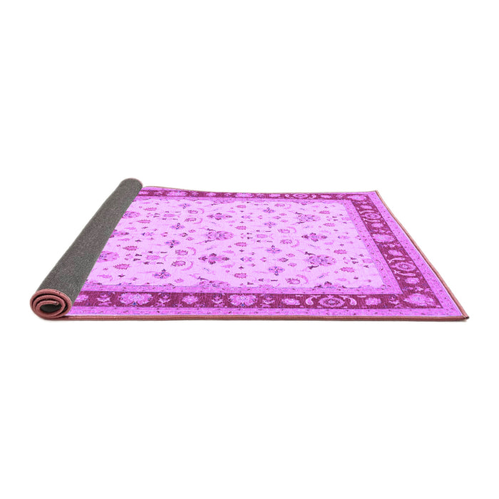Sideview of Persian Purple Traditional Rug, tr1446pur