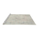 Sideview of Machine Washable Traditional White Gold Rug, wshtr1447