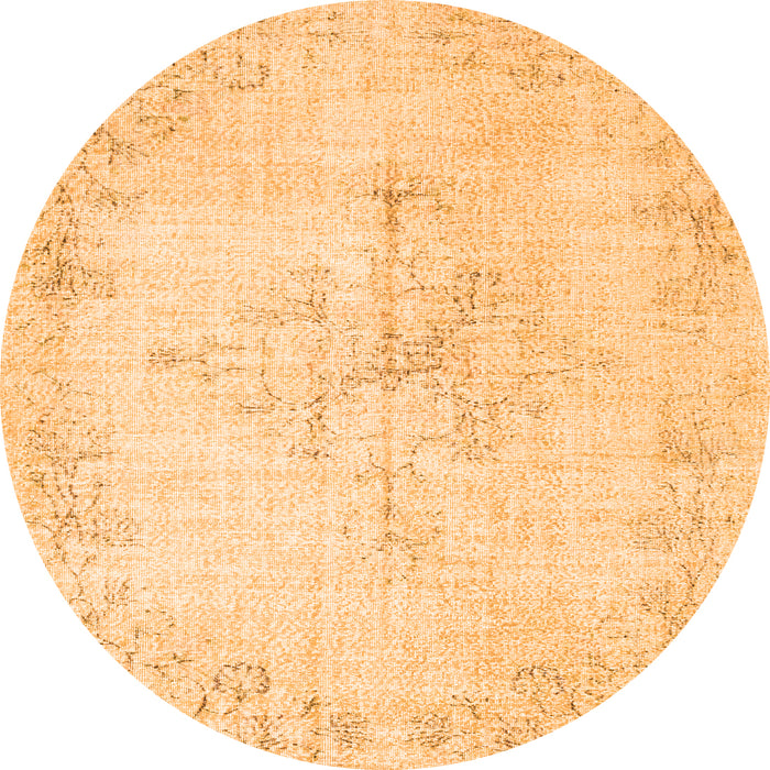 Machine Washable Persian Orange Traditional Area Rugs, wshtr1447org