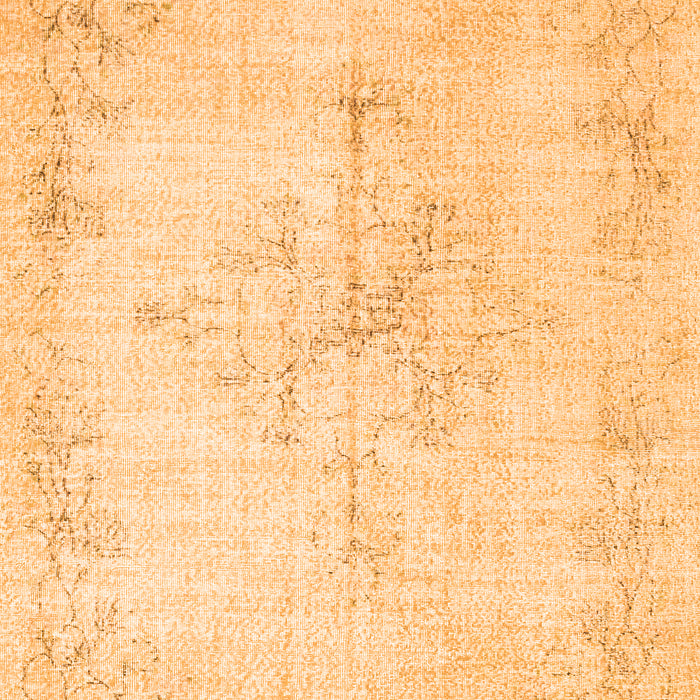 Serging Thickness of Machine Washable Persian Orange Traditional Area Rugs, wshtr1447org