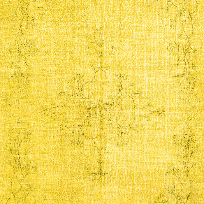 Machine Washable Persian Yellow Traditional Rug, wshtr1447yw